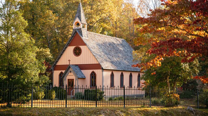 Built in 1887, Christ Church Episcopal in Rugby, Tennessee, still holds Sunday services.
Courtesy of Tennessee Tourism