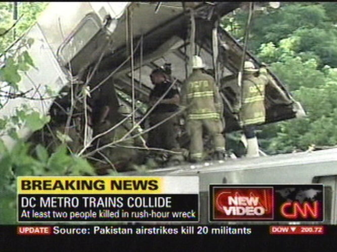 DC Metro trains collide at rush hour