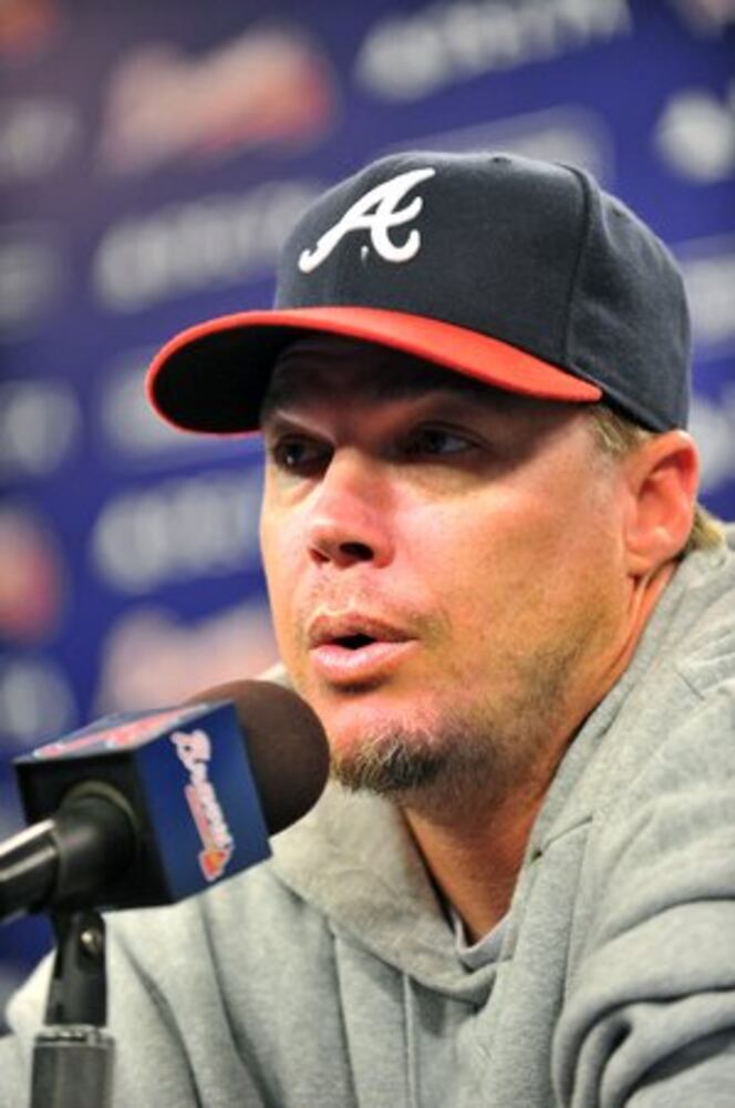 Chipper Jones' press conference on injury