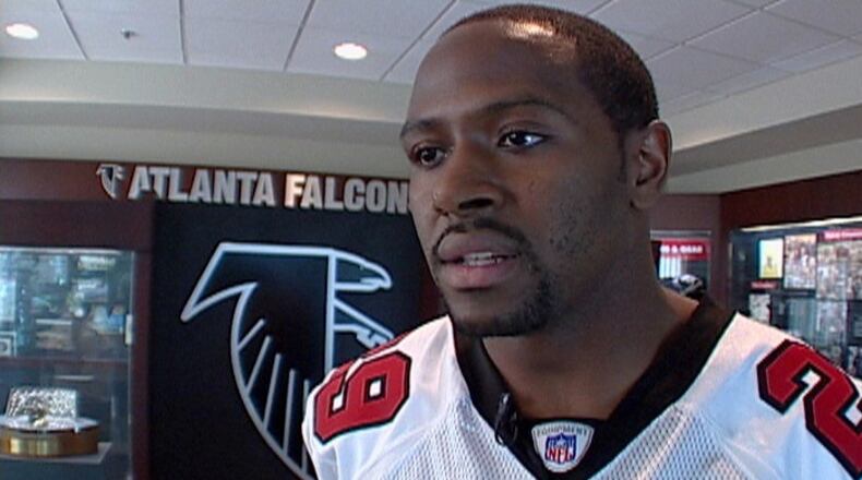 Atlanta Falcons player Keion Carpenter (source unknown)