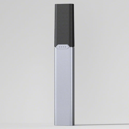 This undated photo provided by Juul Labs Inc. on Friday, Aug. 28, 2026, shows an updated version of the company's e-cigarette. (Juul Labs Inc. via AP)