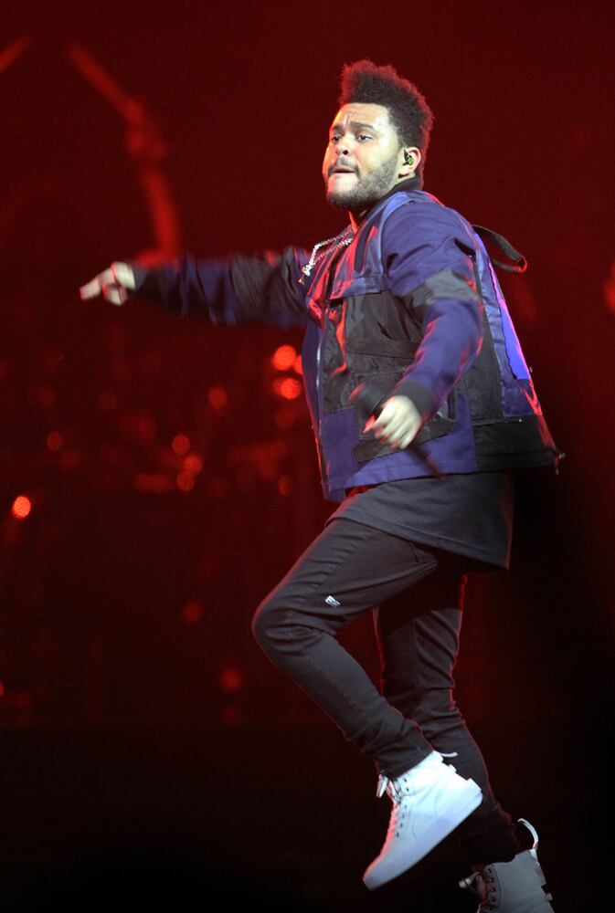 The Weeknd performs at Philips Arena in Atlanta