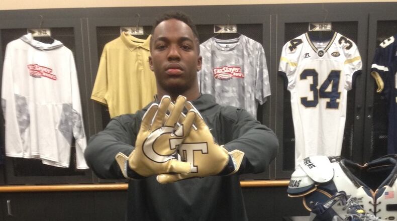 Jordan Mason came to Georgia Tech on his official visit this past weekend. (Courtesy Jordan Mason)