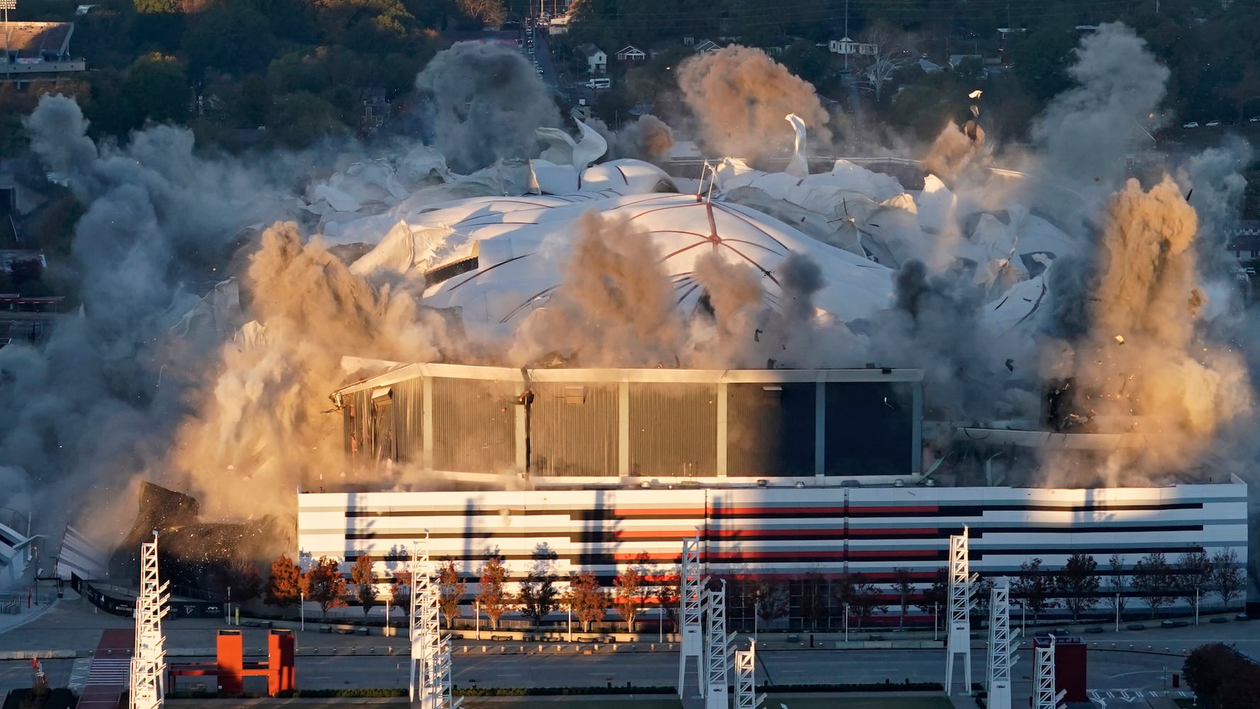 Georgia Dome implosion