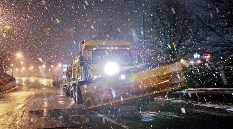 The Georgia Department of Transportation has a fleet of 135 plows it can deploy in the 21-county northeast Georgia region.