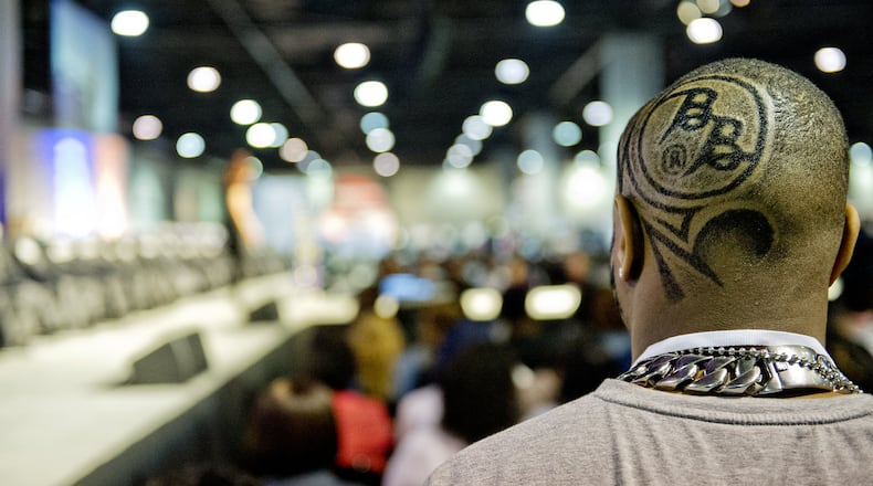 Barber competitions are among the most popular draws of the annual Bronner Bros. International Beauty Show, which made its return to the Georgia World Congress Center in February following a four-year lapse due to the coronavirus pandemic. AJC file photo by Jonathan Phillips/Special
