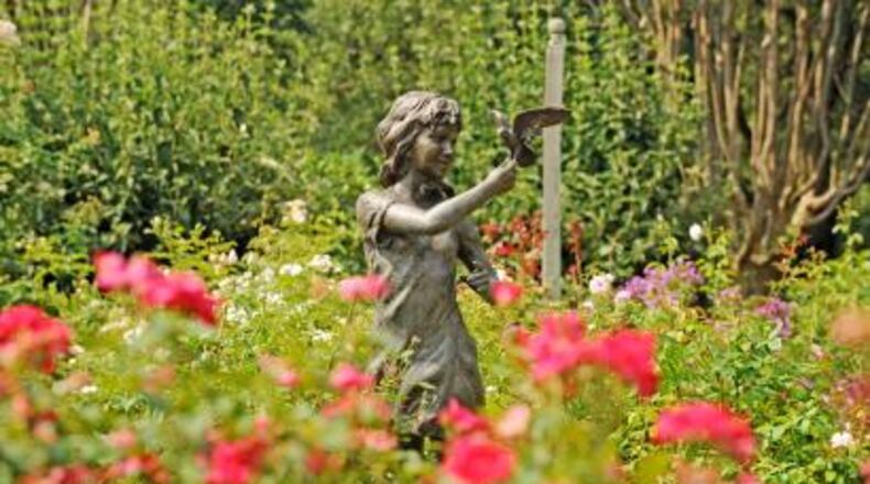 The Carter Center's popular Rose Garden — with more than 40 colorful varieties, plus circular sidewalks and benches for relaxed viewing — is open daily from 6 a.m. to dark.