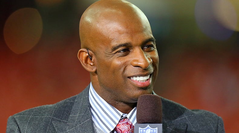 Former Falcons defensive back Deion Sanders is an analyst on the NFL Network.