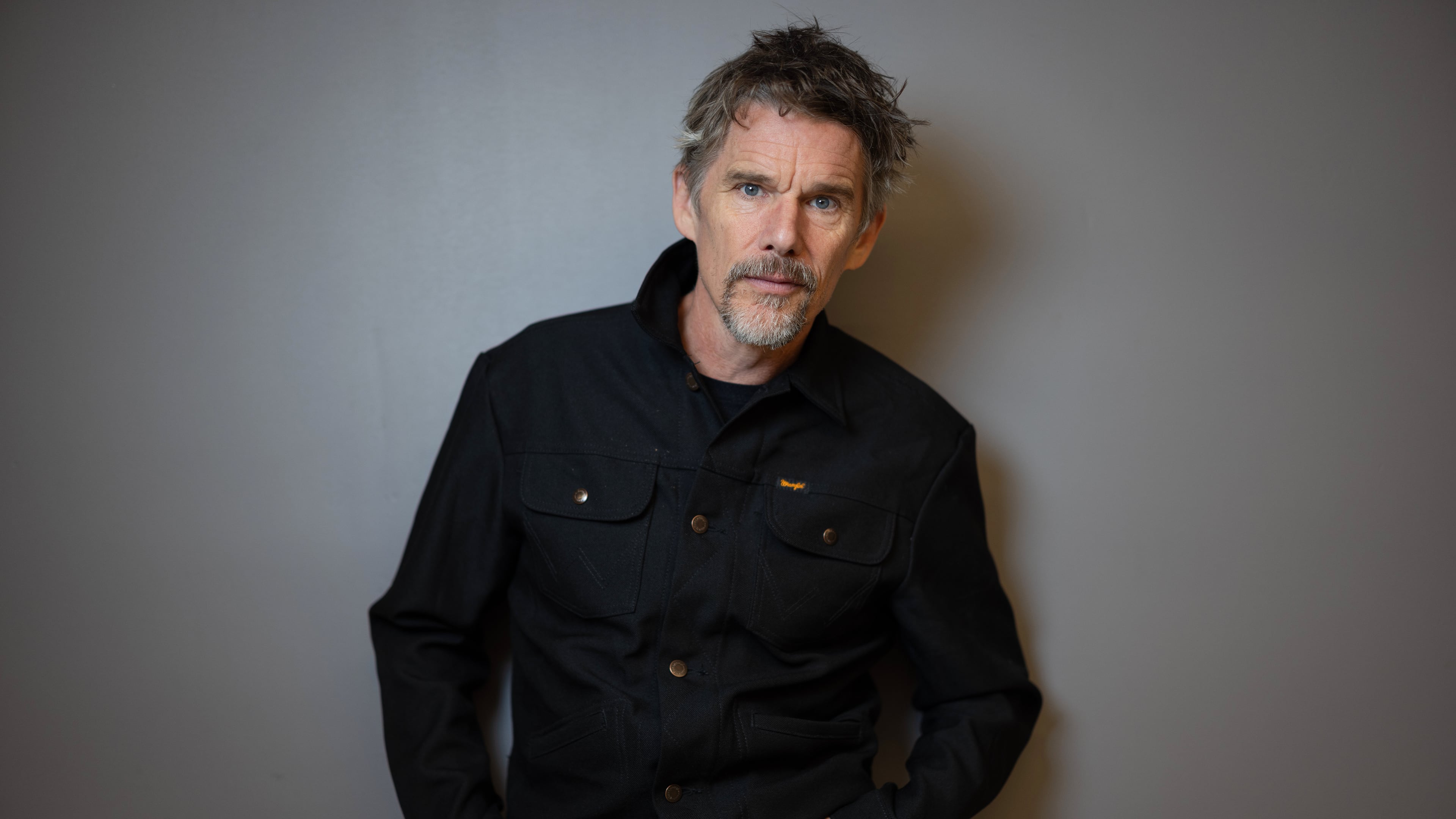 Ethan Hawke poses for a portrait on Monday, Oct. 13, 2025, in New York. (Photo by Matt Licari/Invision/AP)