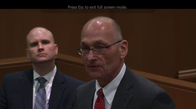 Athens lawyer Colin Moriarty, left, and Savannah lawyer Michael Wetzel, right.