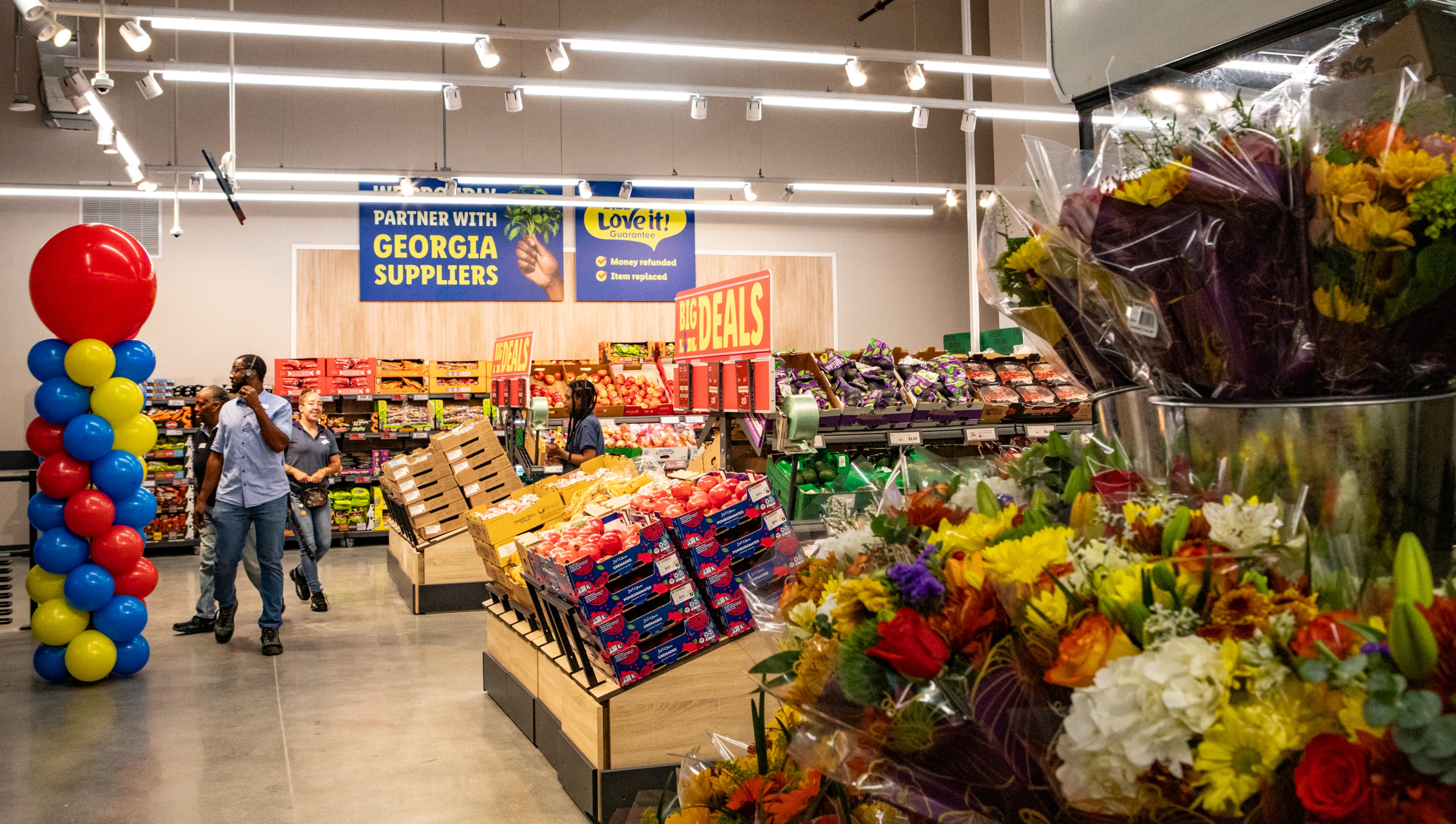 Another look inside the new Lidl store in West Midtown. (Jenni Girtman for The Atlanta Journal-Constitution)