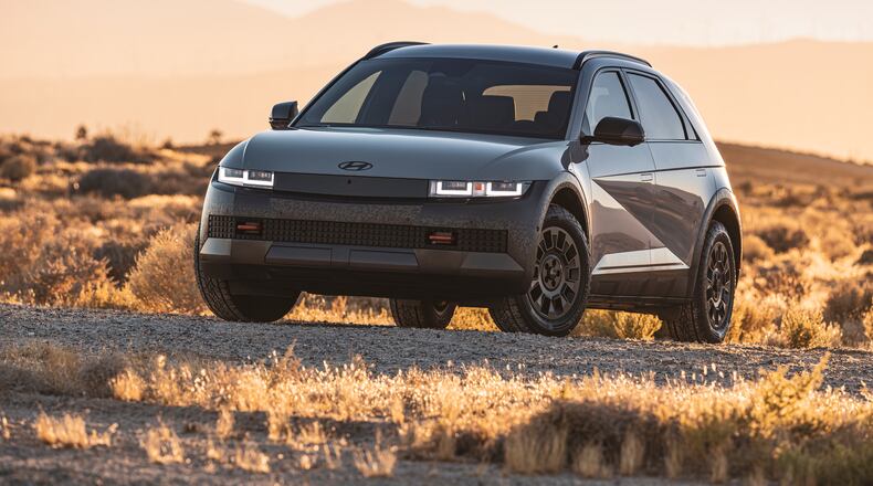 Hyundai unveiled its 2025 IONIQ 5 on Tuesday, Sept. 3, 2024, in Savannah. It's the first vehicle model announced to be built at the company's $7.6 billion manufacturing plant in Coastal Georgia. (Courtesy of Hyundai Motor Group)