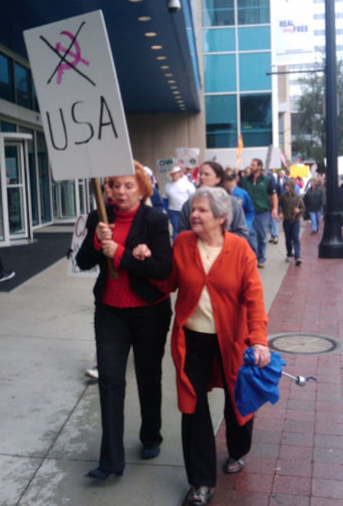 Atlanta demonstrators decry 'bias'