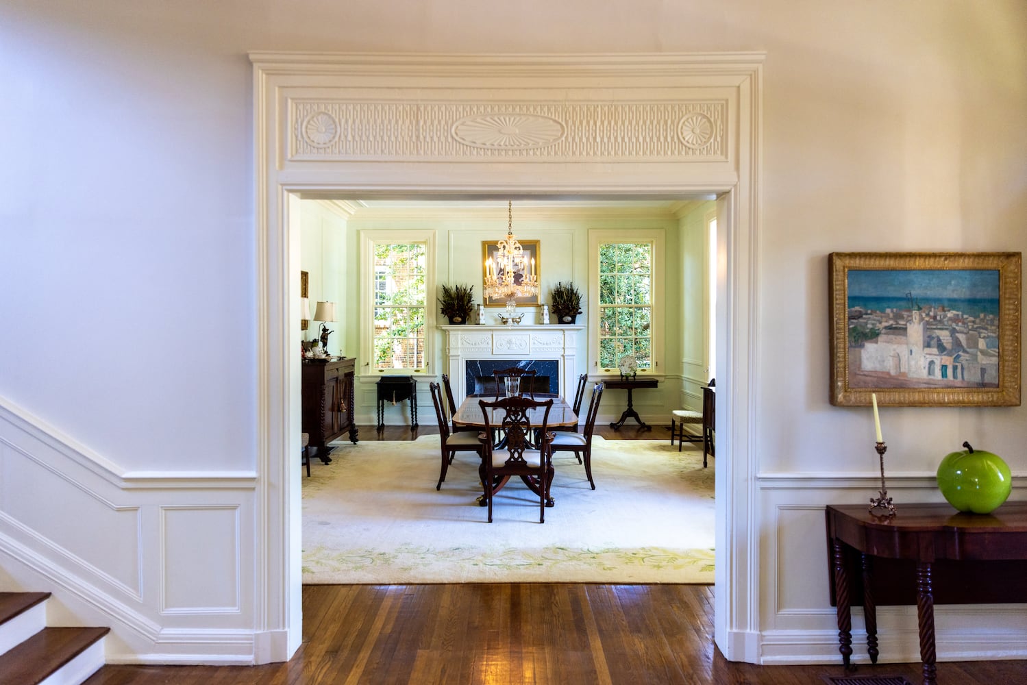 Why did they chop the last mansion on Peachtree in half?