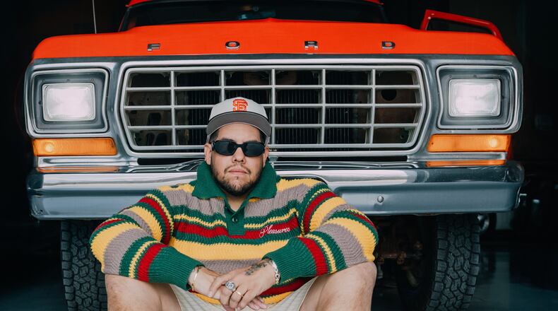 Rome Ramirez poses with a pickup, befitting a Californian who moved to Nashville, Tennessee, during the pandemic. (Courtesy of C. McNaney)
