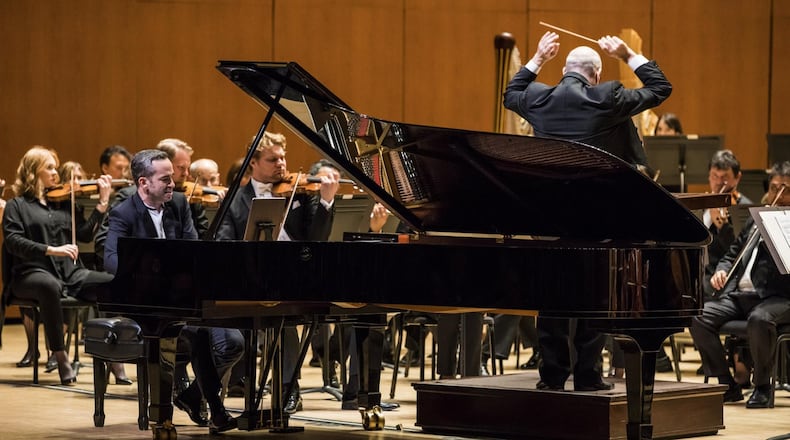 Pianist Inon Barnatan performs Alan Fletcher’s Piano Concerto with Robert Spano and the Atlanta Symphony Orchestra. CONTRIBUTED BY NUNNALLY RAWSON