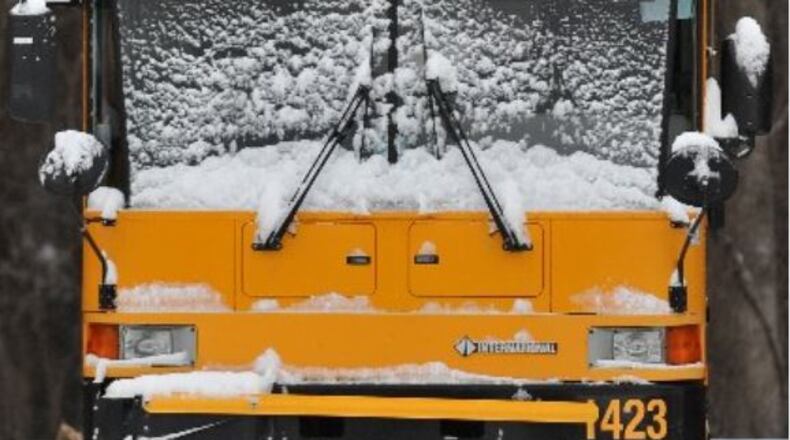 Clayton is asking parents about options for making up snow days, including sending kids to school on Saturdays. (AJC/Bob Andres)