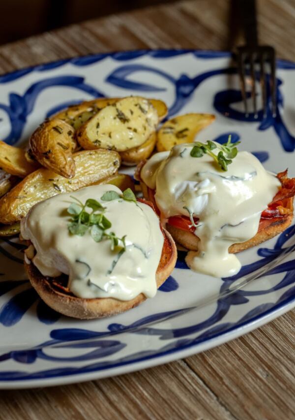 Benedette al Prosciutto is on the Mother's Day menu at Serena Pastificio. / Courtesy of In House Creative