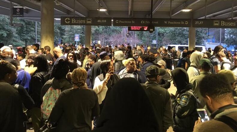 There was lots of confusion at the Arts Center station, according to passengers waiting on the platform. An unknown emergency situation at the Lindbergh MARTA station caused major delays on the north and south rail lines Thursday morning, officials said.