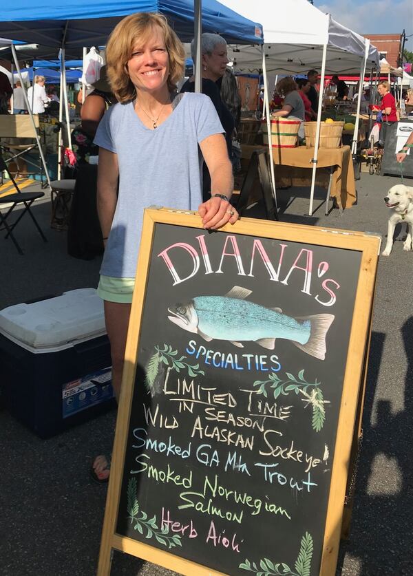 Diana Fitzgerald started Diana’s Specialties after her father gave her a small electric smoker. Courtesy of Libby Patrick