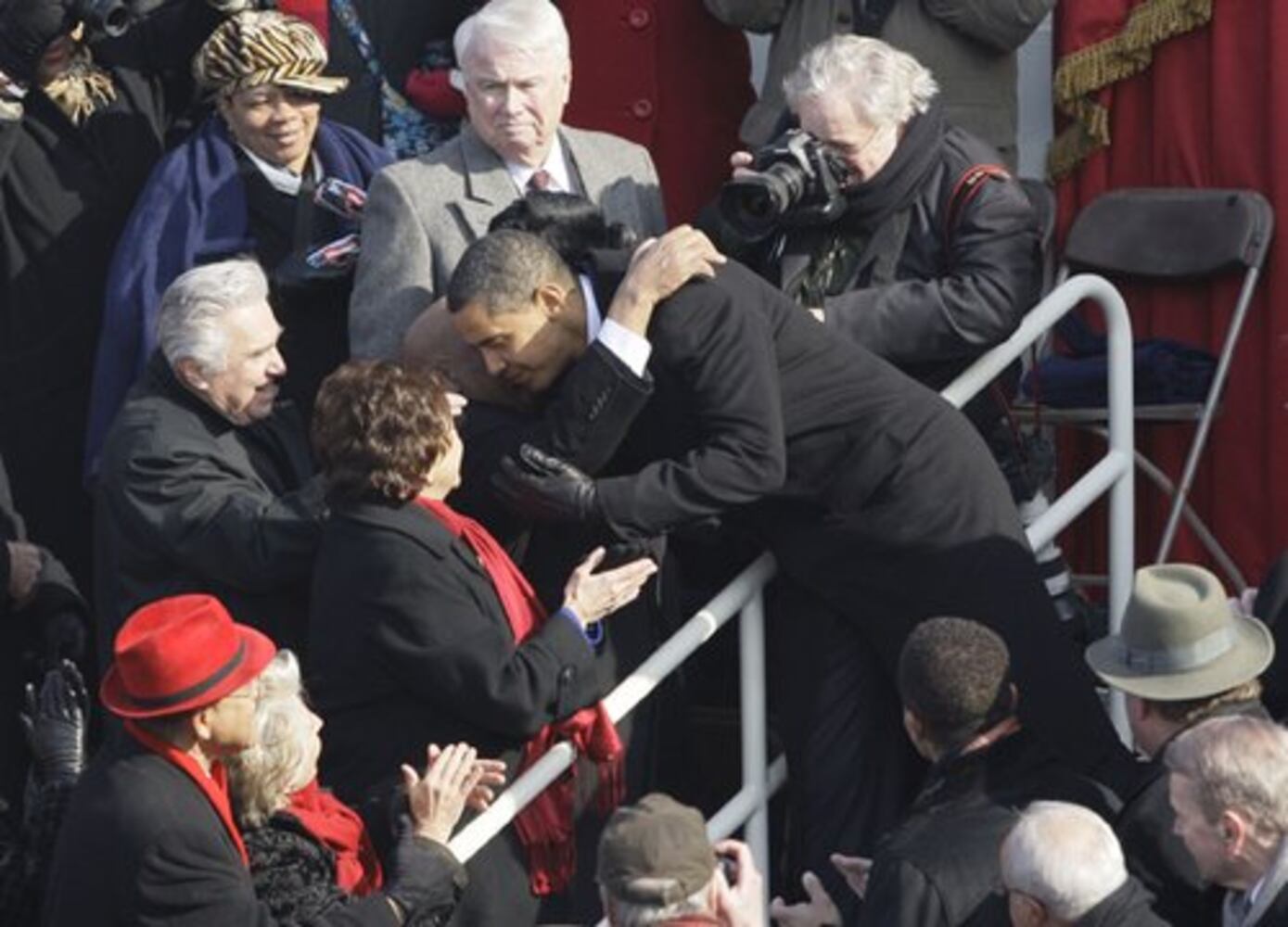 President Obama takes the oath of office