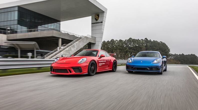 Give him the gift of speed with a driving package at Porsche Experience Center Atlanta. Contributed by Porsche Cars North America, Inc.