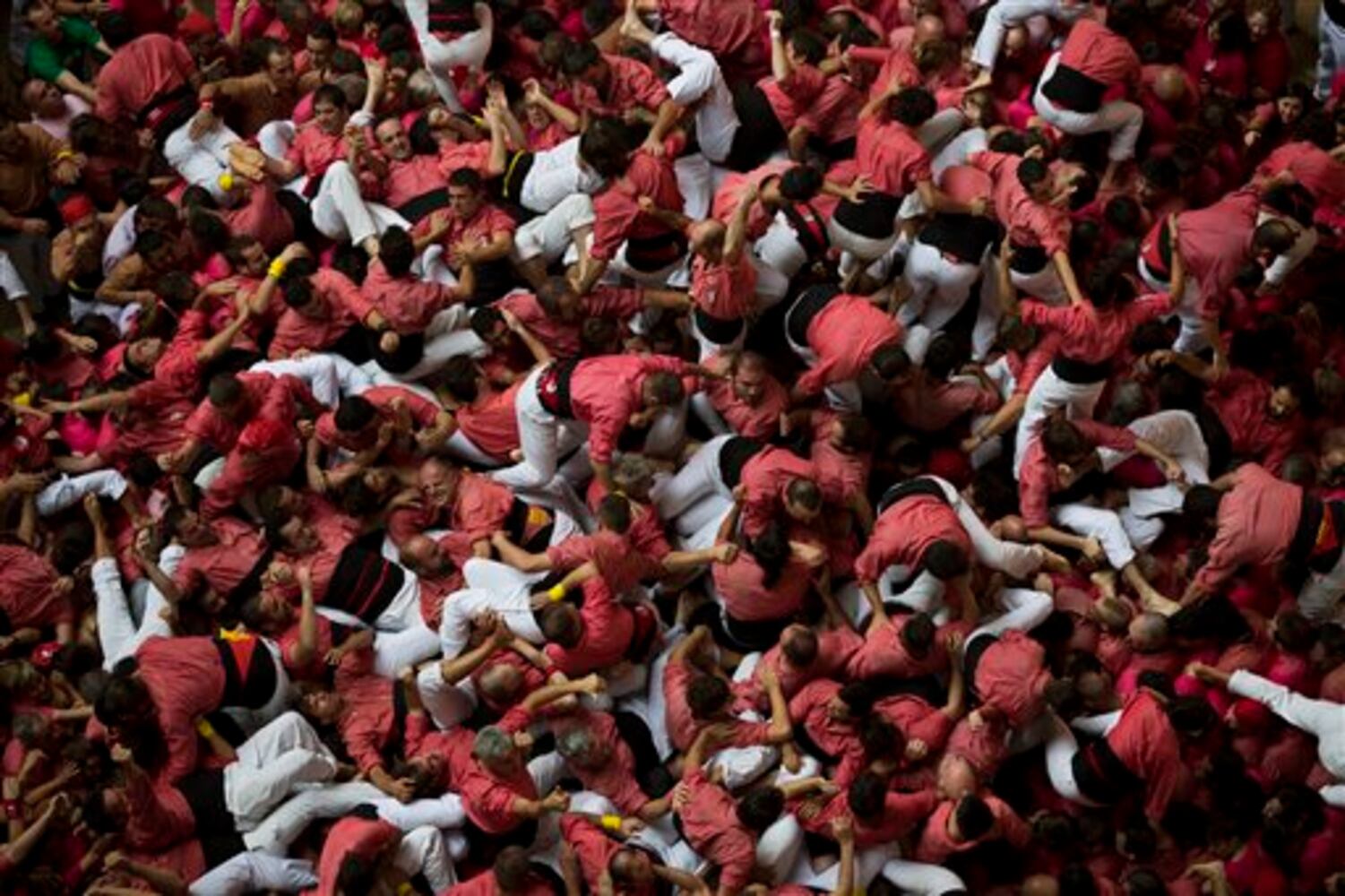 Spain Human Tower
