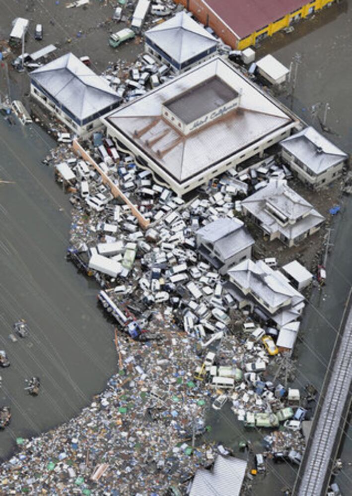 Tsunami devastates Japan