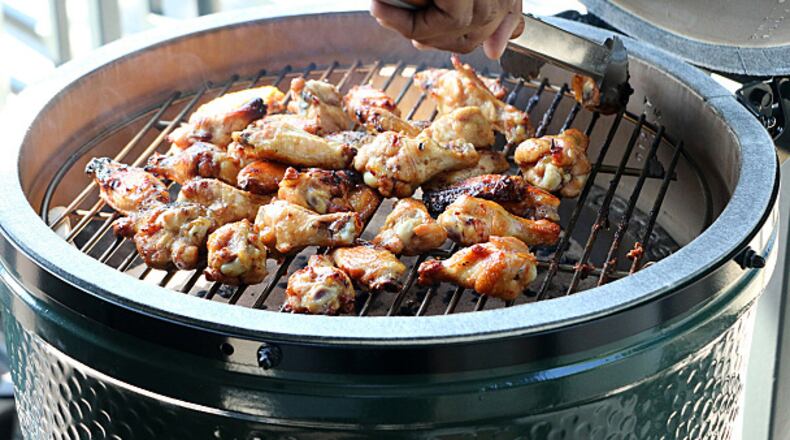 Chicken wings being prepared during last year's Atlanta Wing Festival.