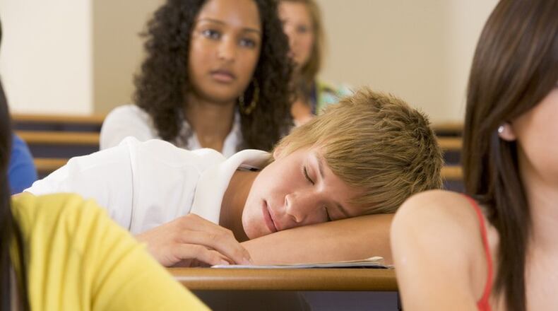 A study by the Centers for Disease Control and Prevention shows that nearly 75% of high school students get less than eight hours of sleep a night.