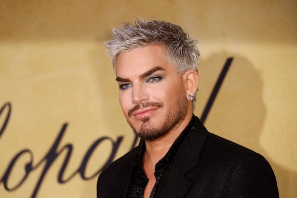 Adam Lambert poses for photographers upon arrival at the amfAR Cinema Against AIDS benefit at the Hotel du Cap-Eden-Roc, during the 78th Cannes international film festival, Cap d'Antibes, southern France, Thursday, May 22, 2025. (Photo by Joel C Ryan/Invision/AP)