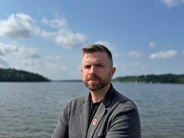 This image provided by Christopher Purdy shows U.S. Army Veteran Christopher Purdy in Rochester, N.Y., June 10, 2025 (Christopher Purdy via AP)