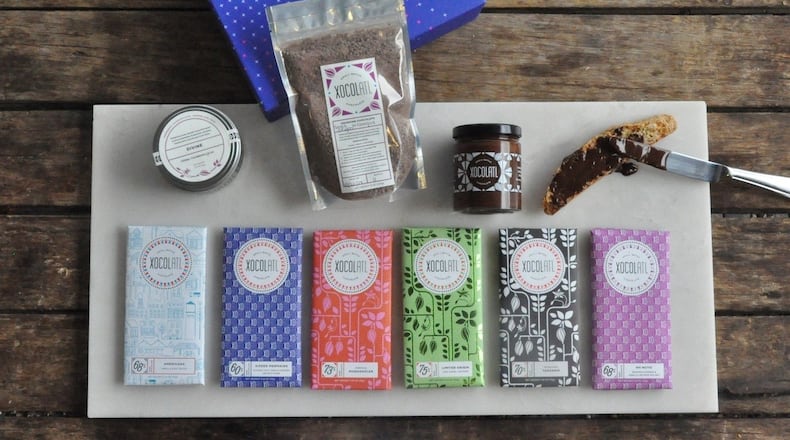 Dark Chocolate Lover's Box is one of a variety of chocolate gift sets available from Atlanta bean-to-bar maker Xocolatl.