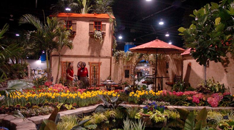 The Pike Design Group created this elaborate tableau for the 2007 Southeastern Flower Show. A new flower show, coming in 2018 at the Atlanta Botanical Garden, won’t have as much space for landscape design.