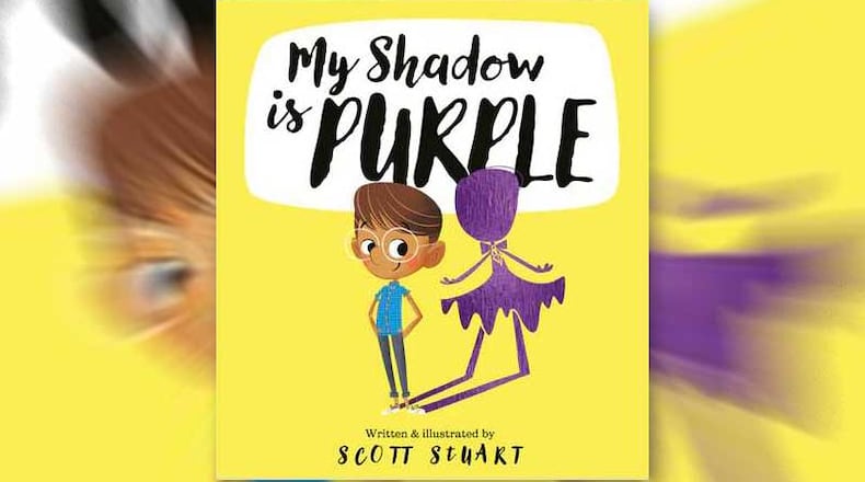 A Cobb County elementary school teacher was placed on administrative leave after she read "My Shadow Is Purple," which has a message that challenges gender norms, to her fifth graders. She will face a termination tribunal on Aug. 3. (Courtesy of Larkin House)