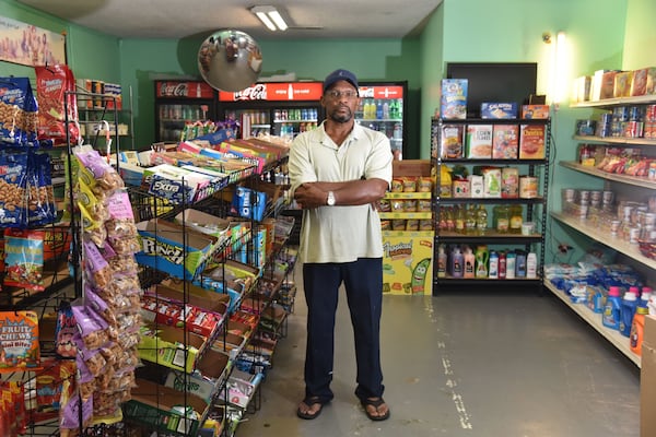 Ray Summerour, the owner of Brenda's grocery in the historically black Baptist Town neighborhood in Marietta. A case before the Georgia Supreme Court could have serious implications for how the government seizes property through condemnation. HYOSUB SHIN / HSHIN@AJC.COM