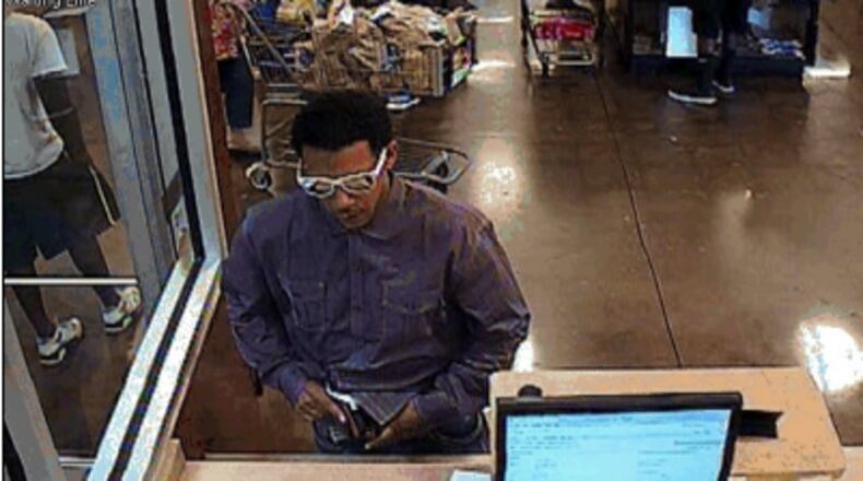 Cobb police are searching for a suspect who reportedly robbed two banks Aug. 12.