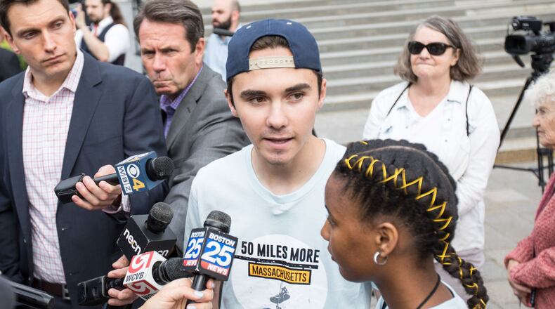 David Hogg. File photo. (Photo by Scott Eisen/Getty Images)