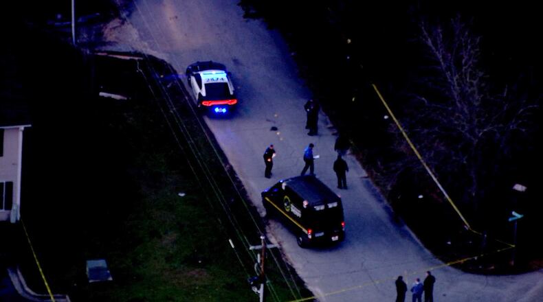 Officers were dispatched to a person shot call near Oak Street about 5:30 p.m.