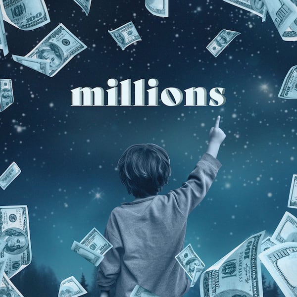 The Alliance Theatre's world premiere of the musical "Millions" is based on the film by Danny Boyle, who based it on a young adult novel by Frank Cottrell-Boyce.
(Courtesy of Alliance Theatre)