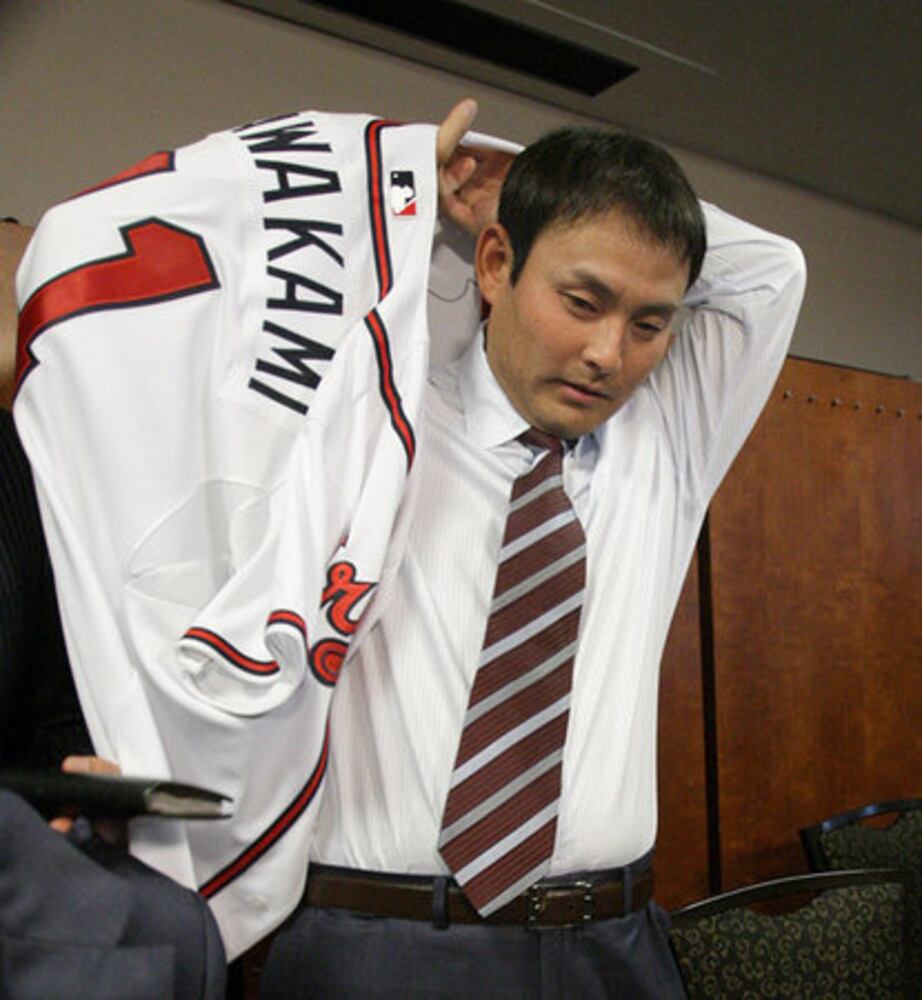 Braves introduce new pitcher Kenshin Kawakami