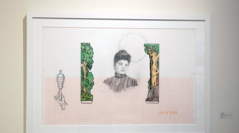 Images from Lisa Tuttle's "Postcolonial Karma." This is an homage to the African American investigative journalist and activist Ida B. Wells.