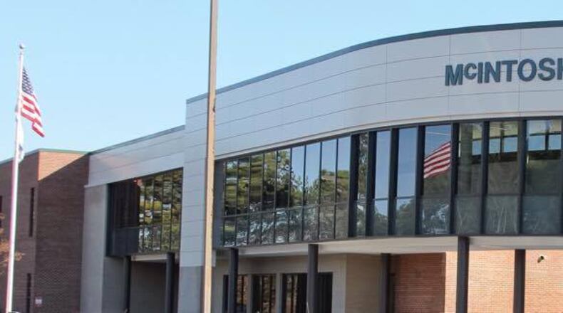 McIntosh High in Peachtree City is among the Fayette County schools seeking a new principal next year. Courtesy McIntosh High School