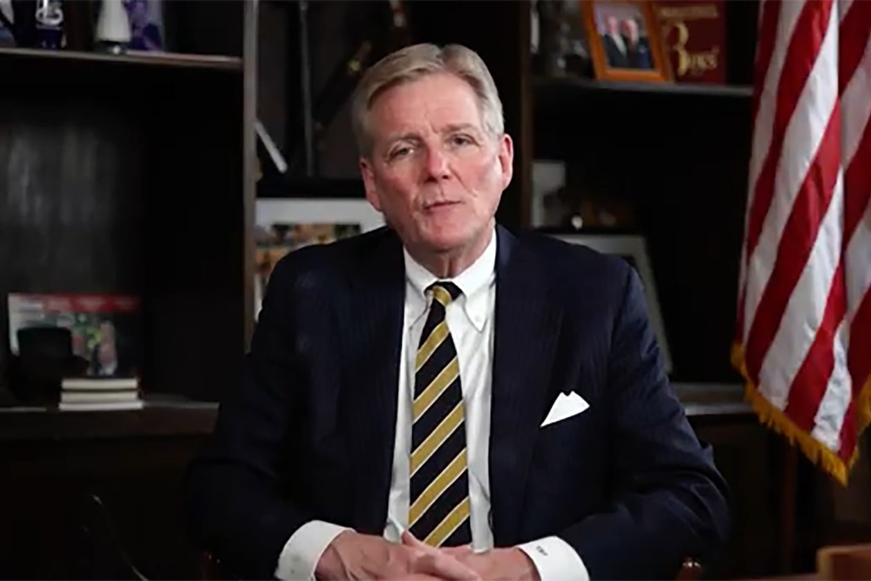 Brant Frost IV of First Liberty Building and Loan weaved together his business, conservative politics and Christian faith. “If you have good credit, a smart business plan and a big dream, call us at First Liberty,” he said in one of his company's ads. “Let us put our creative capital to work for you.” (YouTube screengrab)