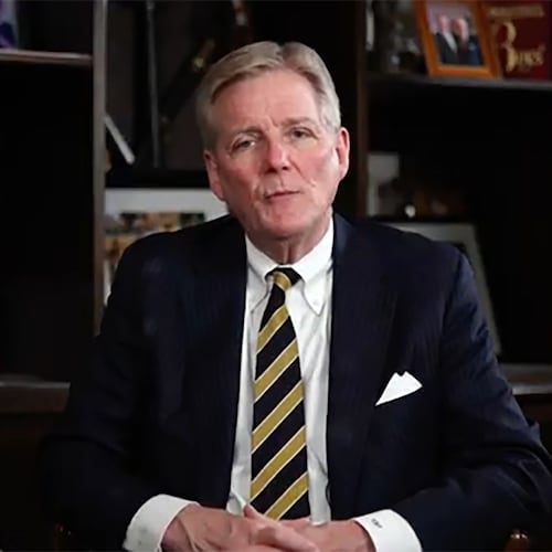 Brant Frost IV, founder of First Liberty Building & Loan. (YouTube screengrab)