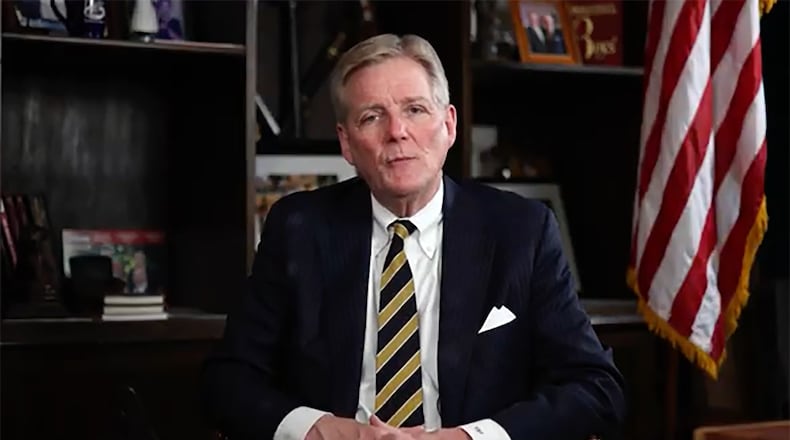 Brant Frost IV of First Liberty Building and Loan weaved together his business, conservative politics and Christian faith. “If you have good credit, a smart business plan and a big dream, call us at First Liberty,” he said in one of his company's ads. “Let us put our creative capital to work for you.” (YouTube screengrab)