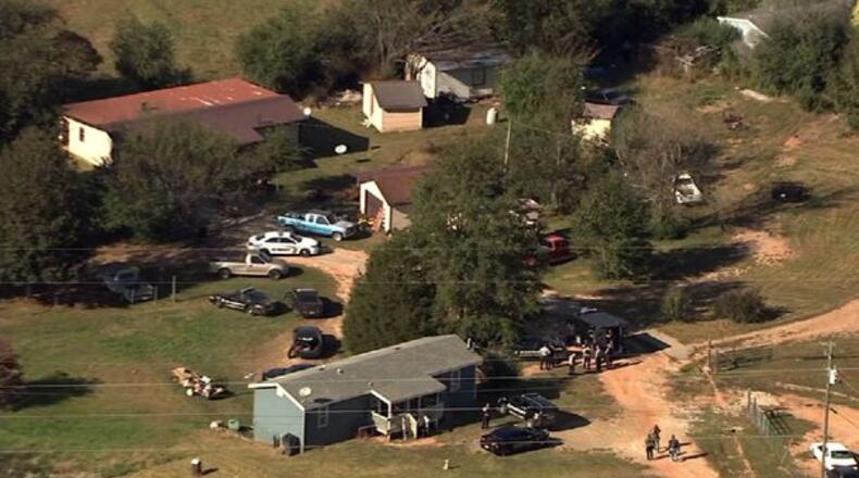 A man died in a standoff at a Barrow County home on Friday, Oct. 16, 2015. (Channel 2 Action News)