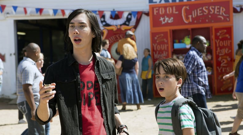 Charlie Wright, left, and Jason Drucker star in “Diary of a Wimpy Kid: The Long Haul.” Contributed by Daniel McFadden/Twentieth Century Fox via AP