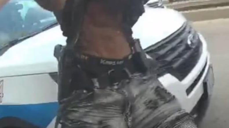 Police released video Sunday of their interaction with a man shot in Chicago Saturday. (Photo: Screengrab via Chicago Police)