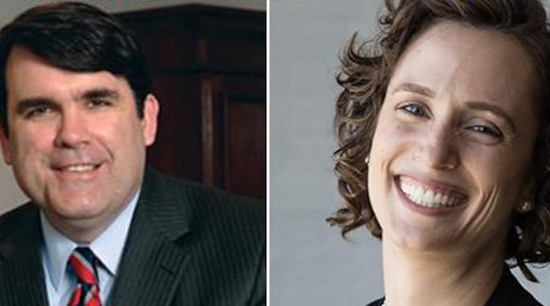 Chuck Eaton (left) and Lindy Miller are set for a Dec. 4 runoff.